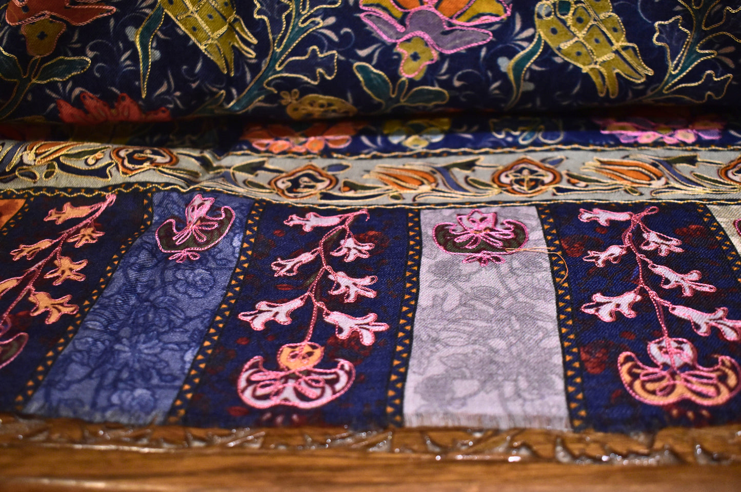 Regal Bleu Exclusive Kalamkari Shawl