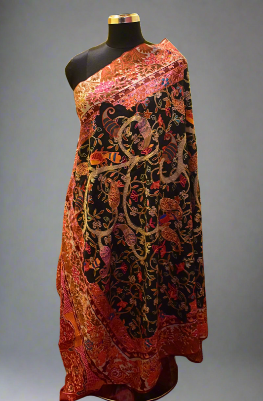 Bazm-e-Gul Exclusive Kalamkari Shawl