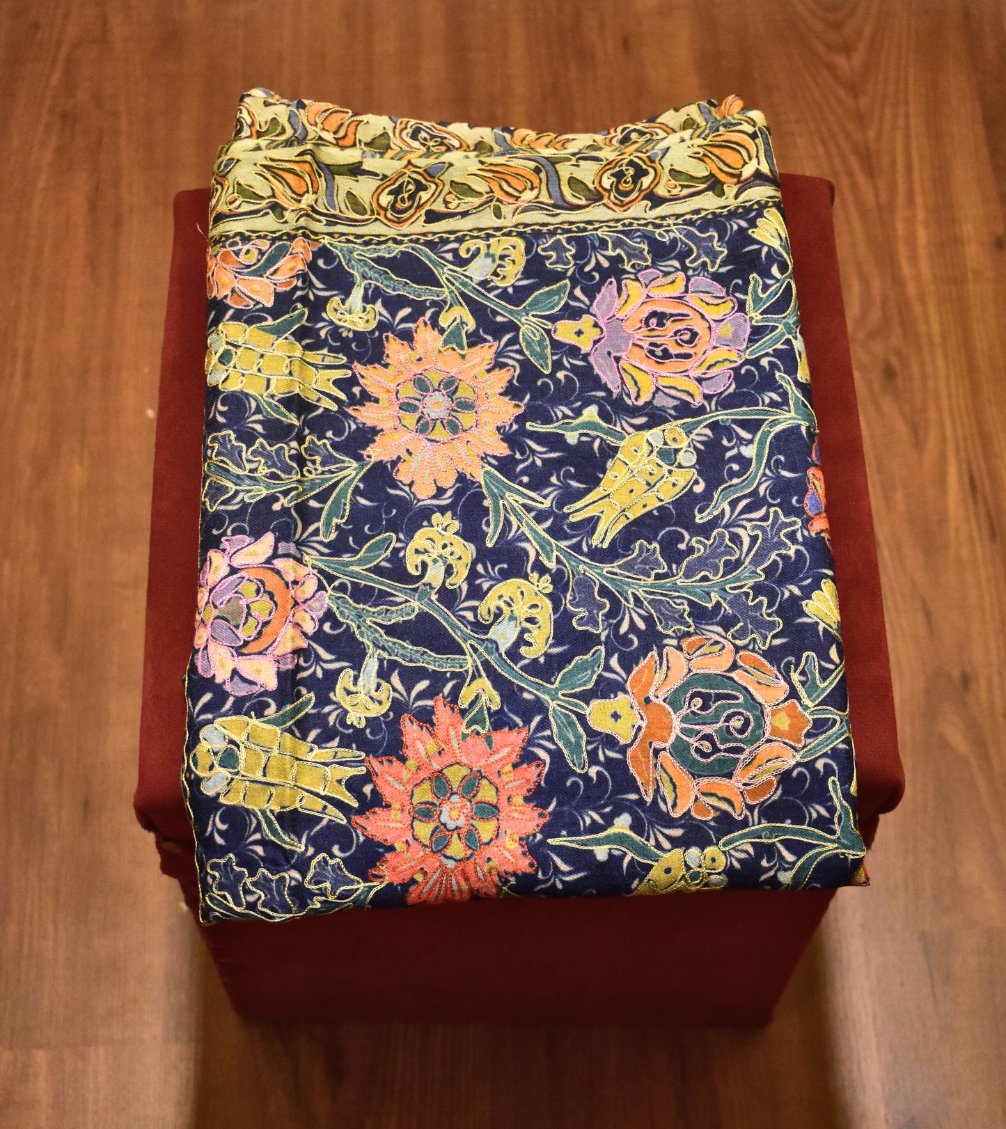 Regal Bleu Exclusive Kalamkari Shawl