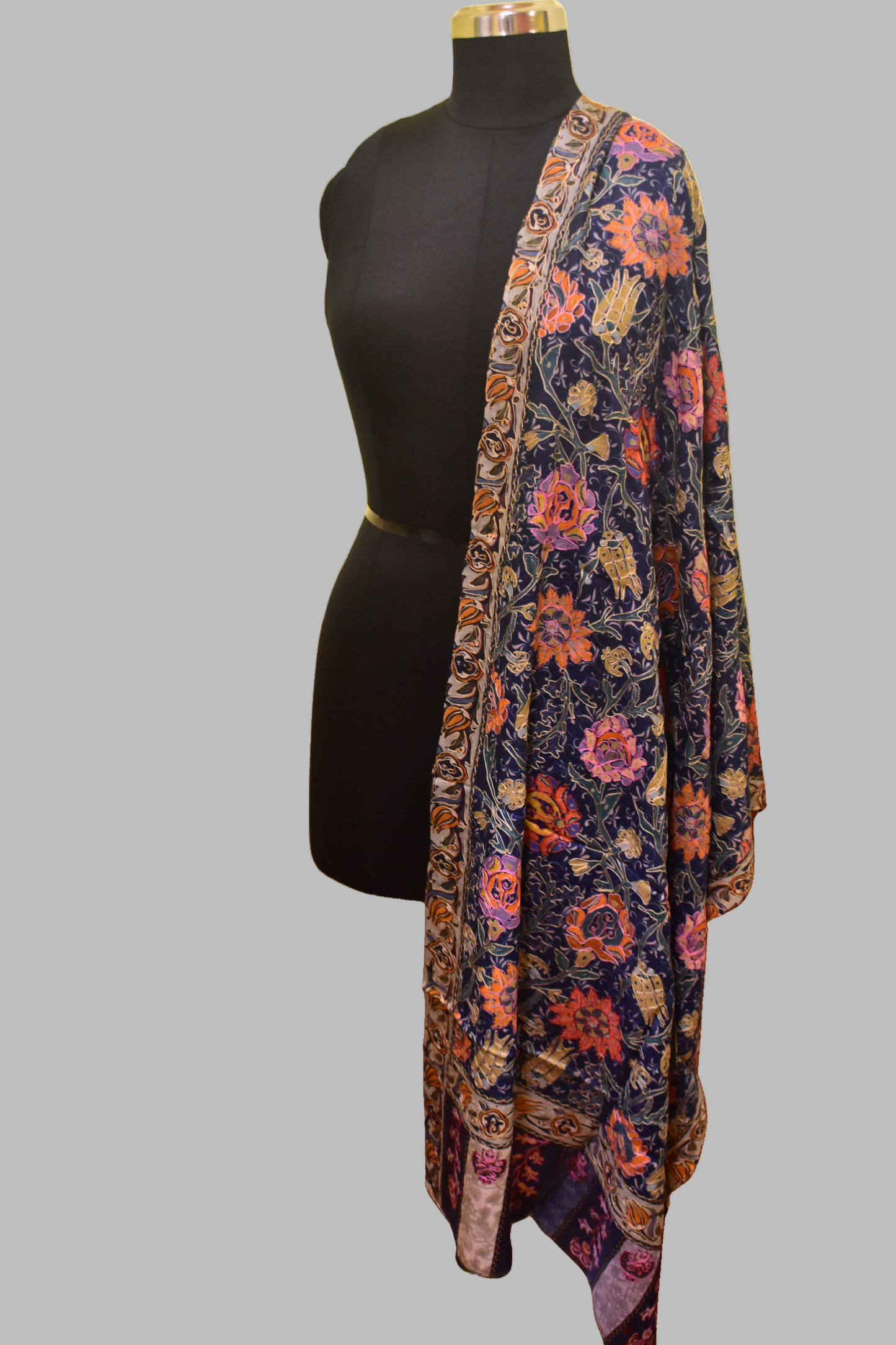 Regal Bleu Exclusive Kalamkari Shawl