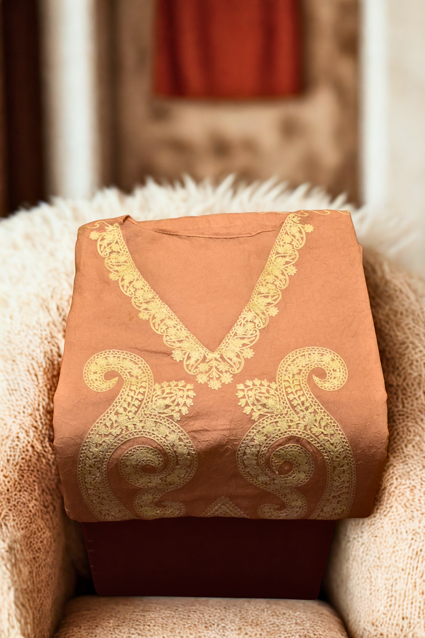 Rosé Mirage Aari Kaftan