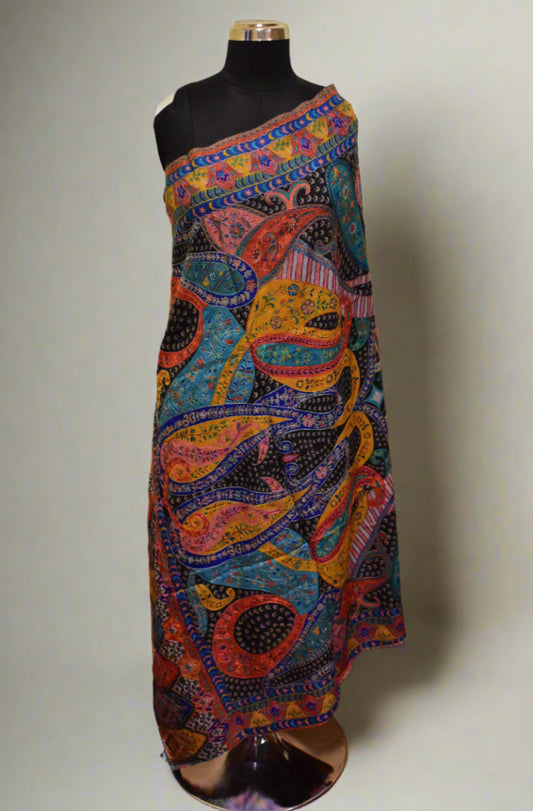 Naqsh-e-Nigar Kalamkari Shawl