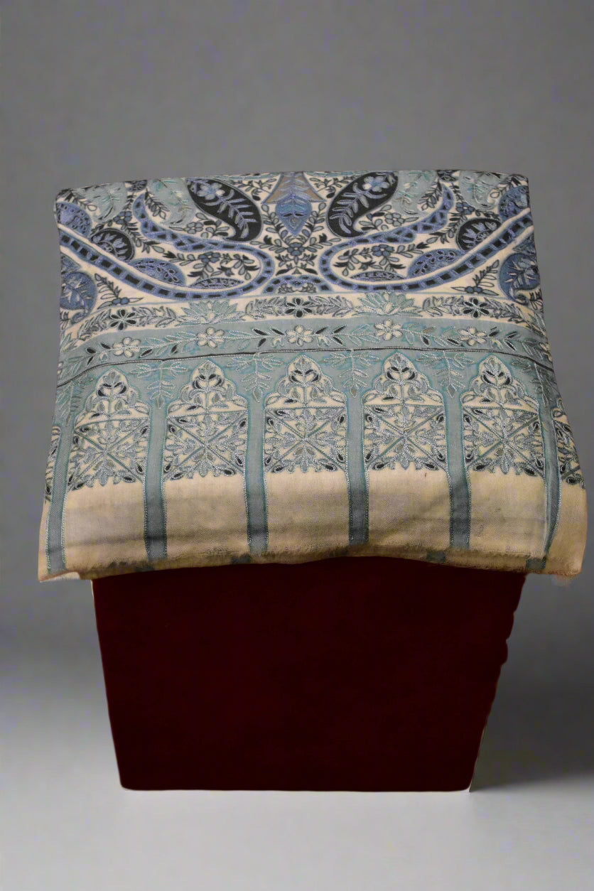 Lunar Veil Kalamkari Shawl