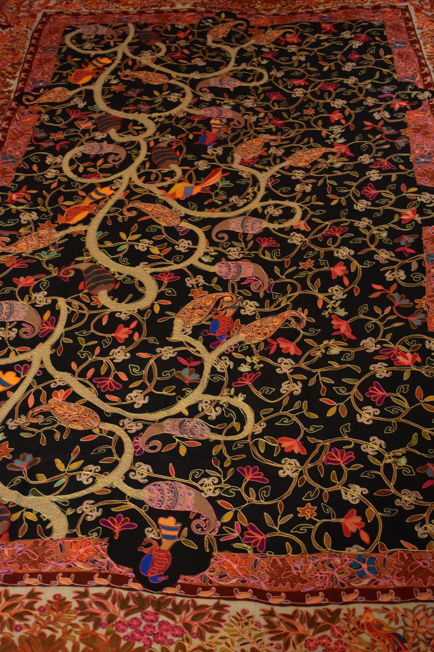 Bazm-e-Gul Exclusive Kalamkari Shawl