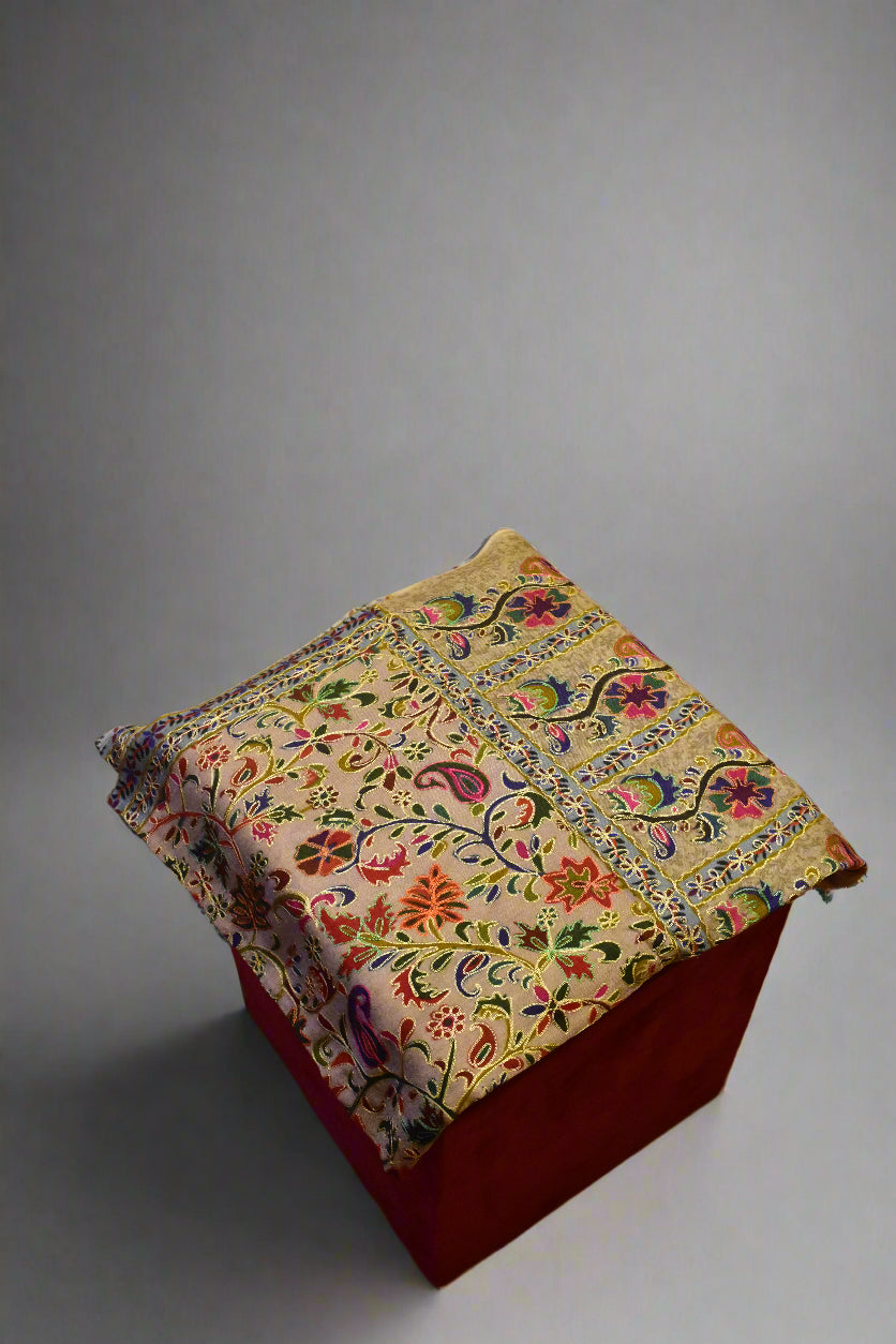 Flora Kalamkari Stole
