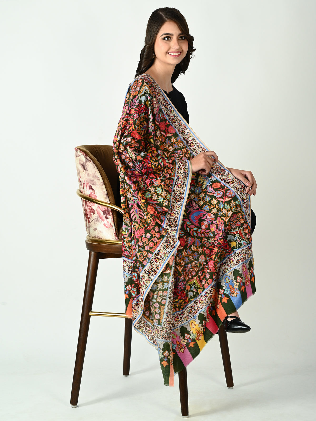 Gulistan Kalamkari Stole