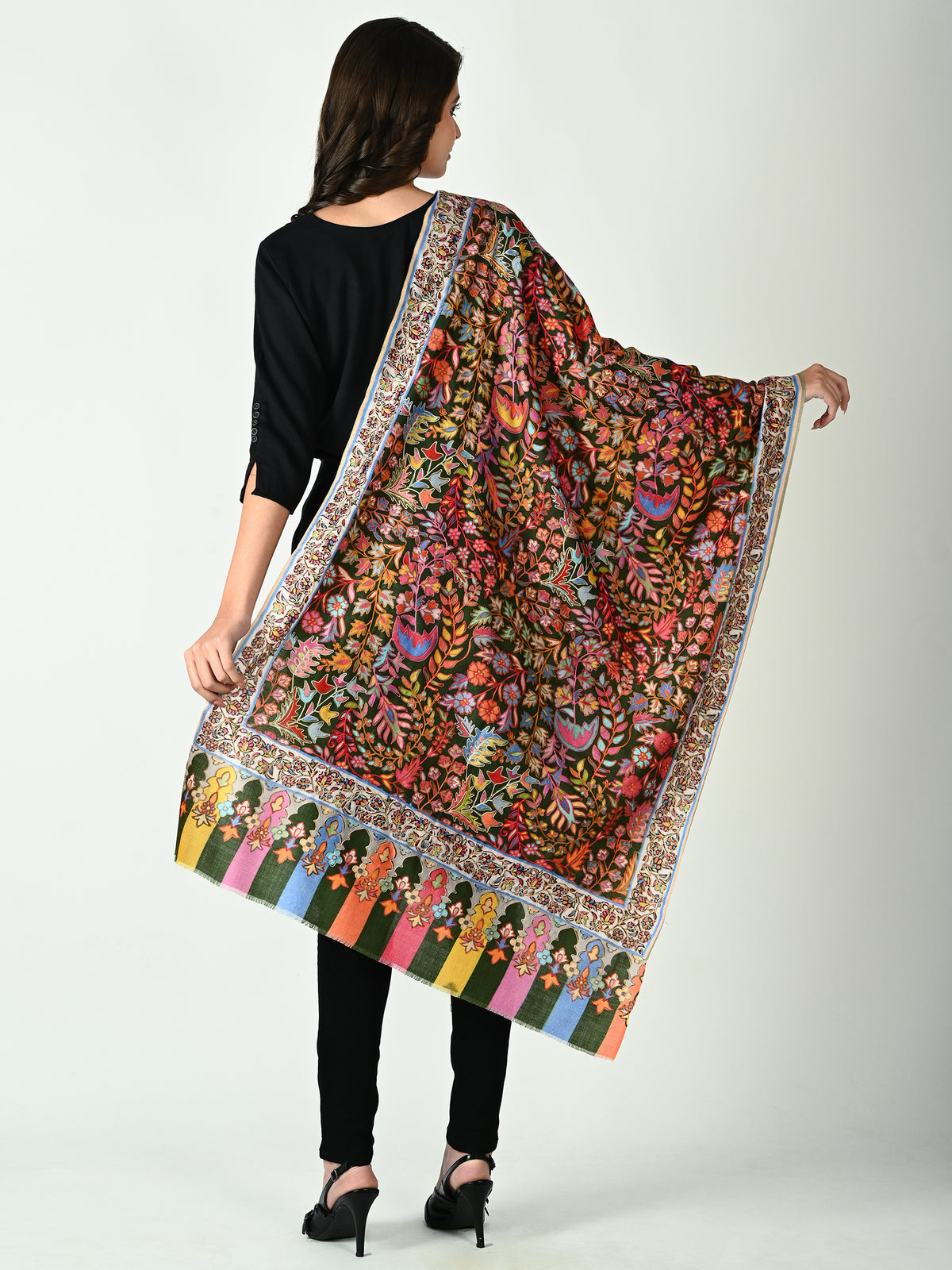 Gulistan Kalamkari Stole