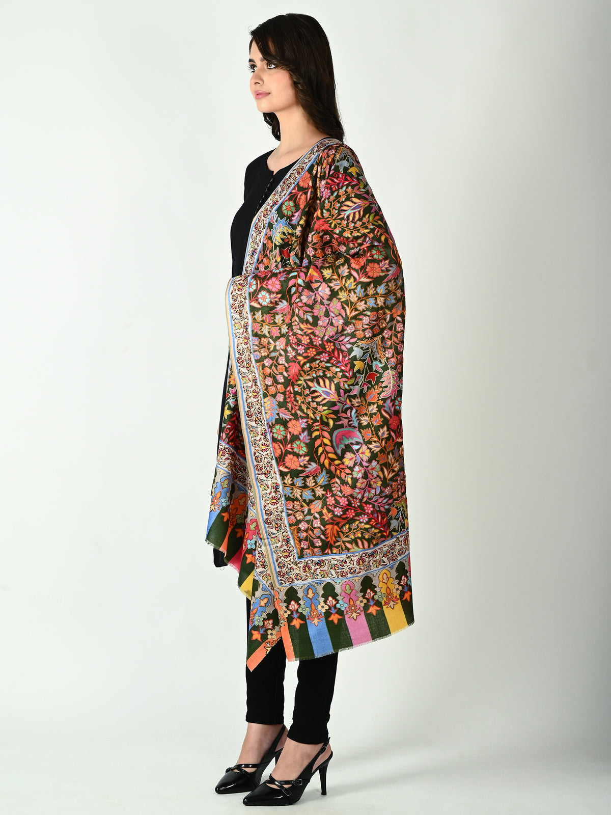 Gulistan Kalamkari Stole