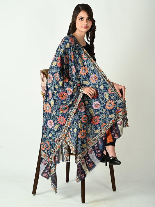 Regal Bleu Exclusive Kalamkari Stole