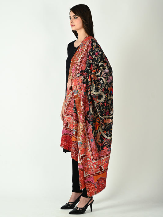 Bazm-e-Gul Exclusive Kalamkari Shawl