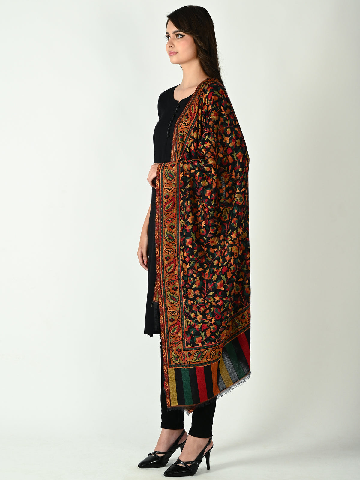 Gul-o-Buta Jamawar Kani Stole