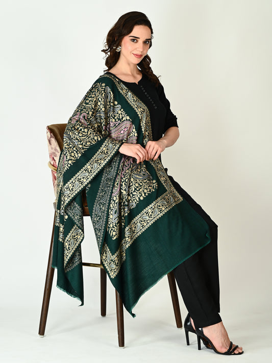 Emerald Luxe Nalki Stole