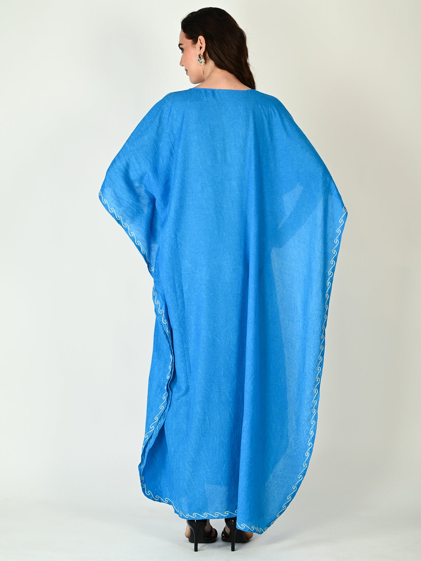 Azure Mirage Exclusive Aari Kaftan