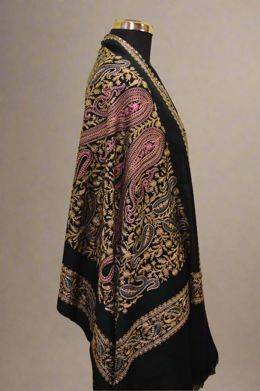 Emerald Luxe Nalki Stole