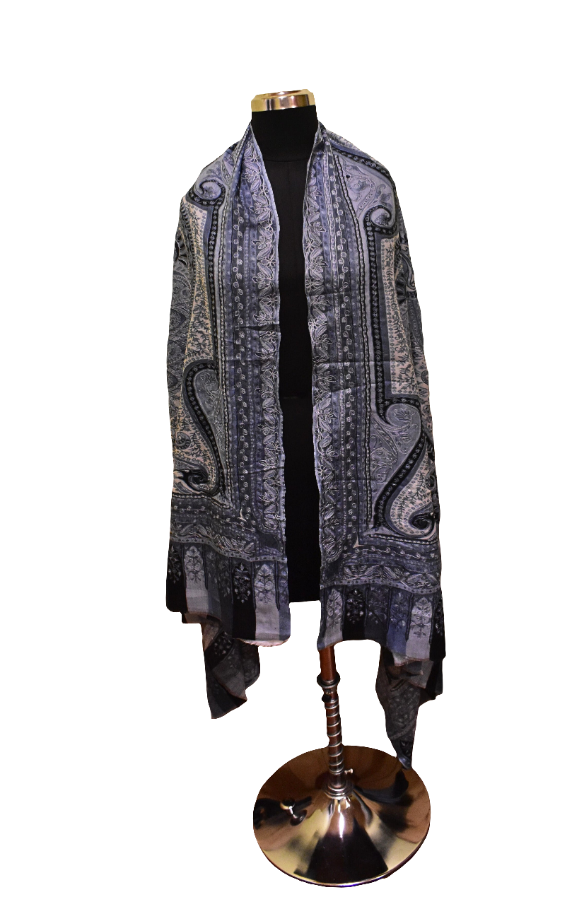Eclipse Veil Kalamkari Shawl