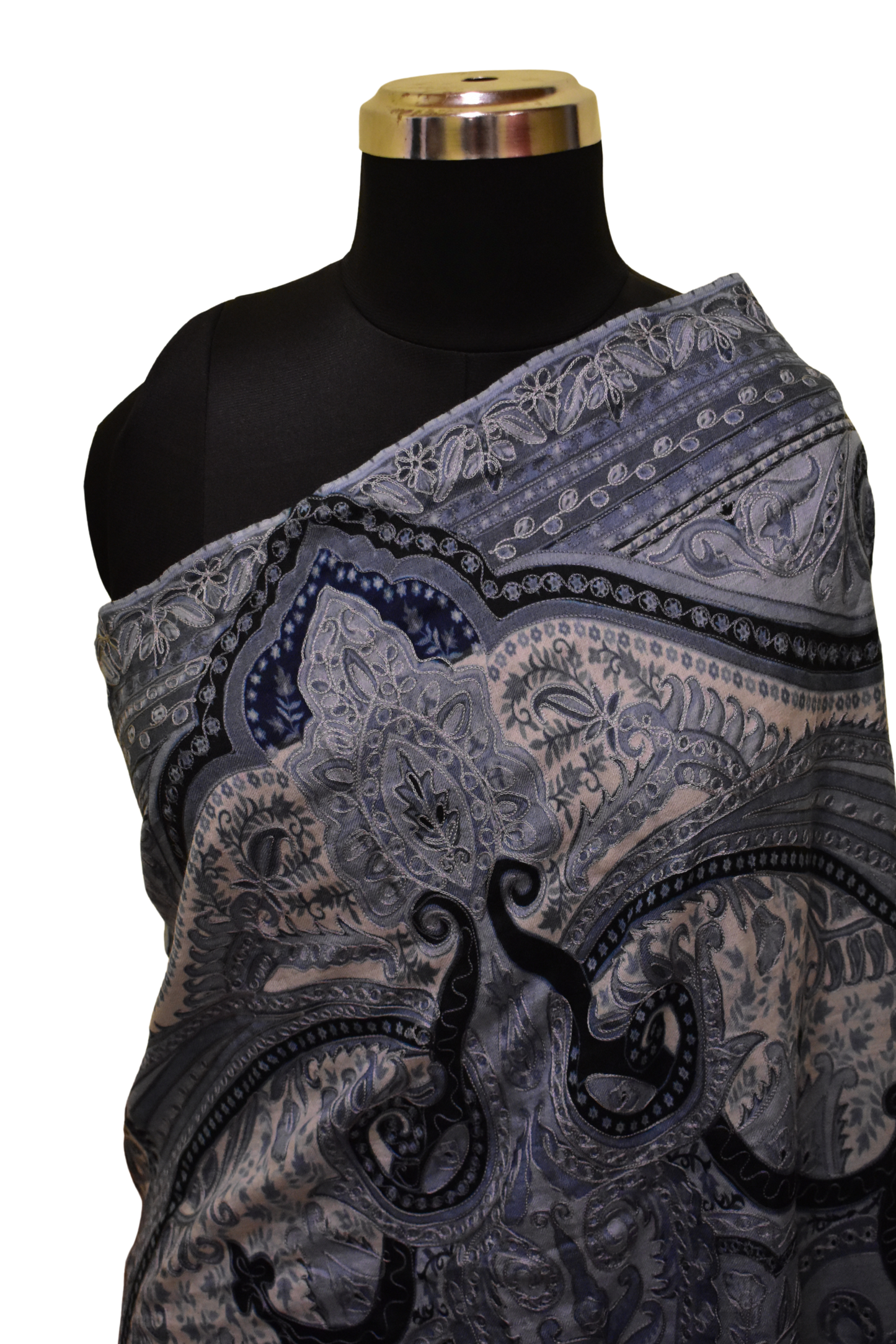 Eclipse Veil Kalamkari Shawl