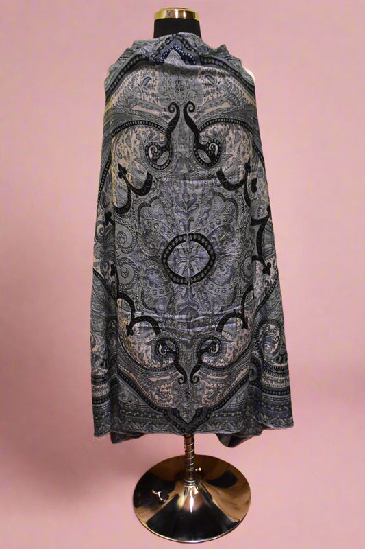 Eclipse Veil Kalamkari Shawl