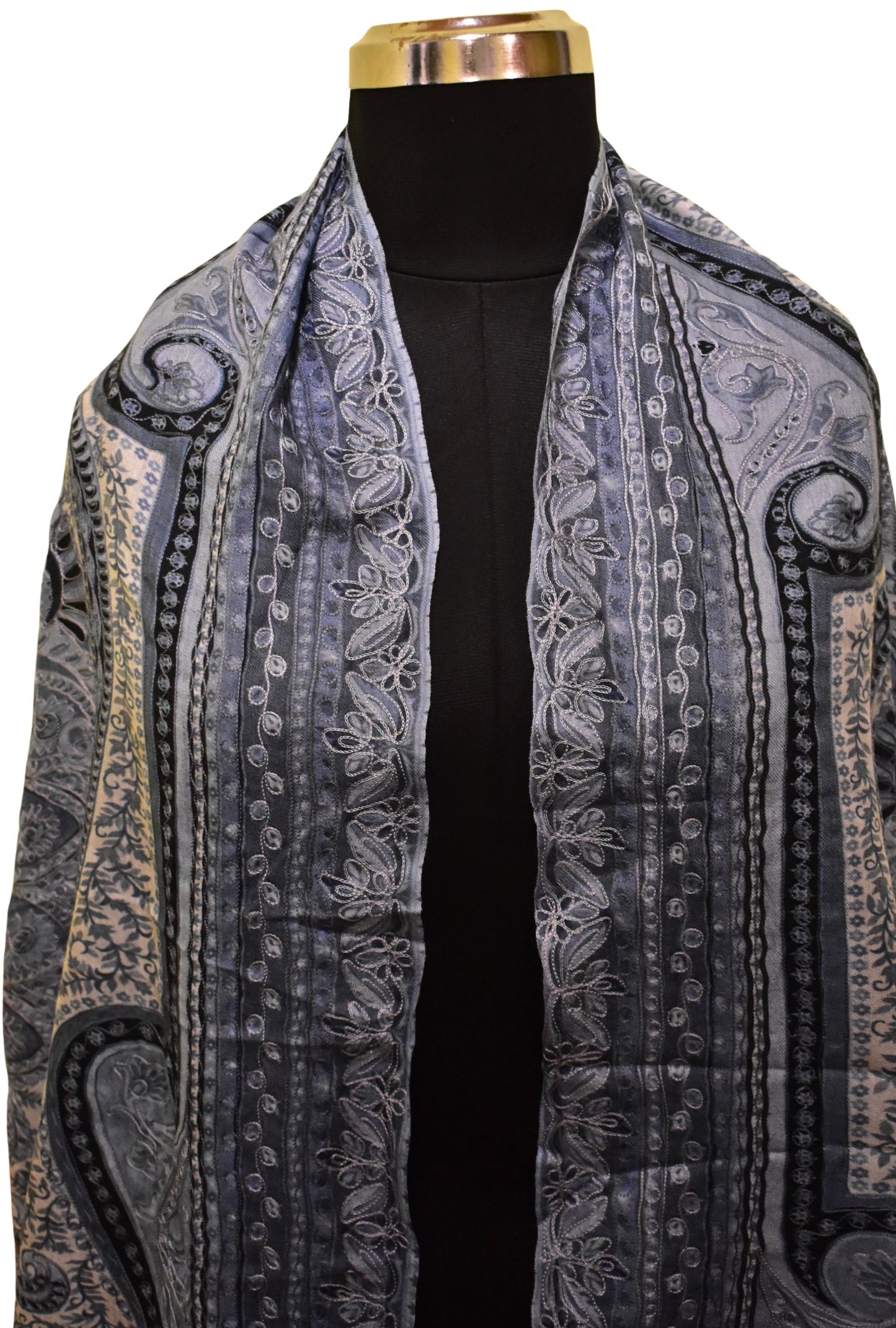Eclipse Veil Kalamkari Shawl
