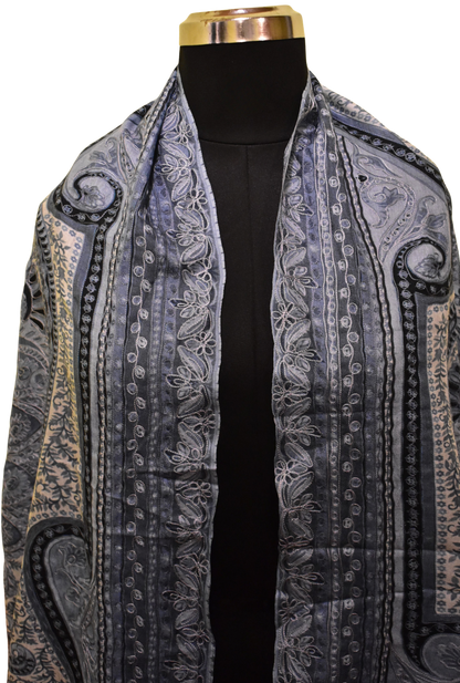 Eclipse Veil Kalamkari Shawl