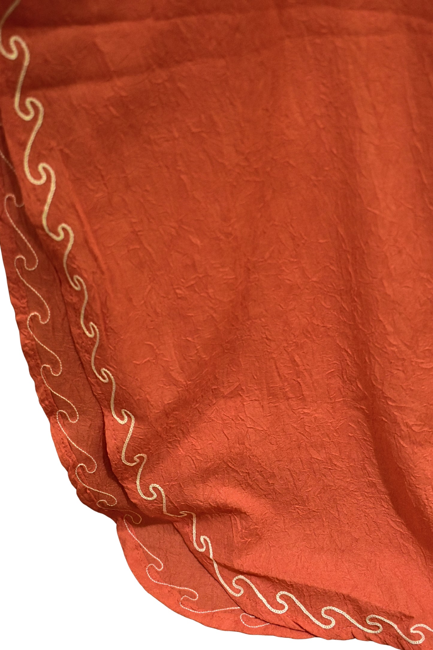 Terracotta Bloom Aari Kaftan