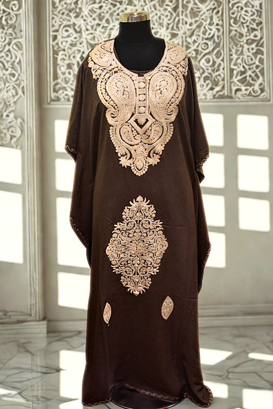 Sehra Aari kaftan