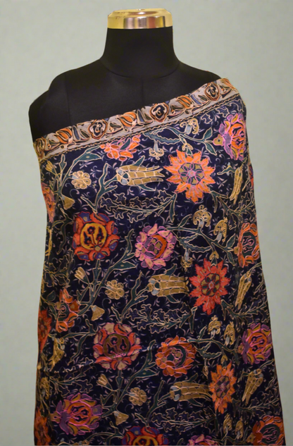 Regal Bleu Exclusive Kalamkari Shawl