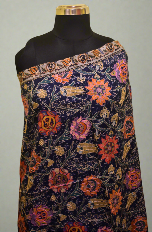 Regal Bleu Exclusive Kalamkari Shawl