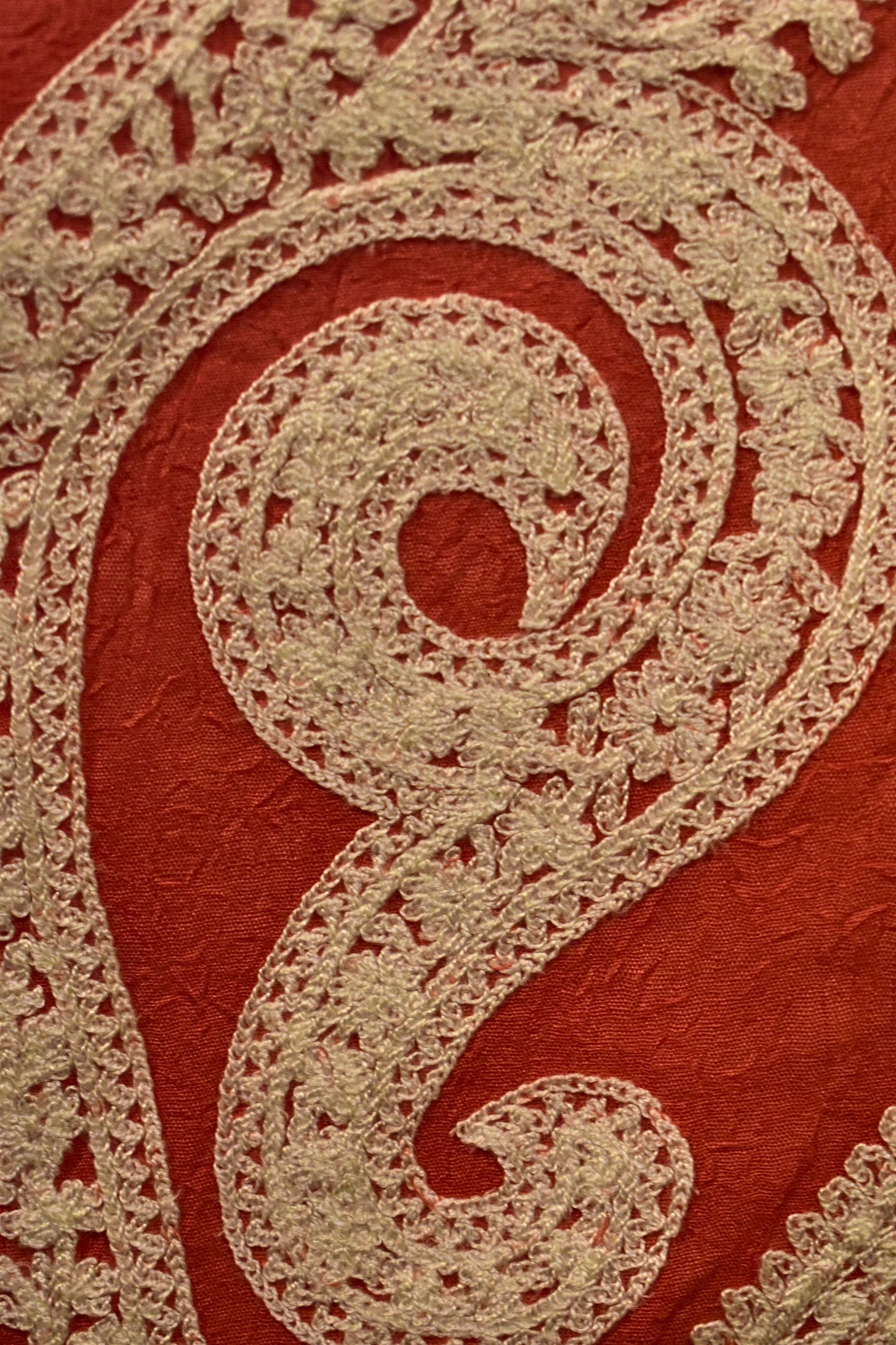 Terracotta Bloom Aari Kaftan