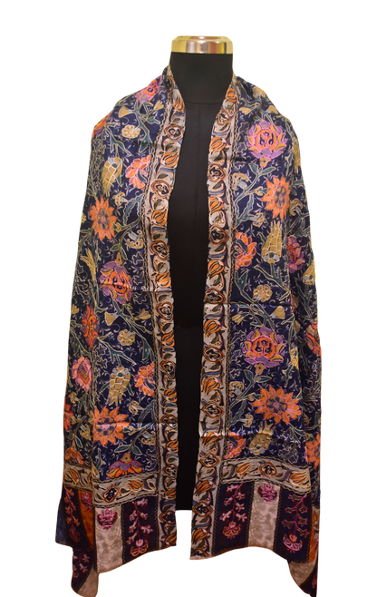 Regal Bleu Exclusive Kalamkari Shawl