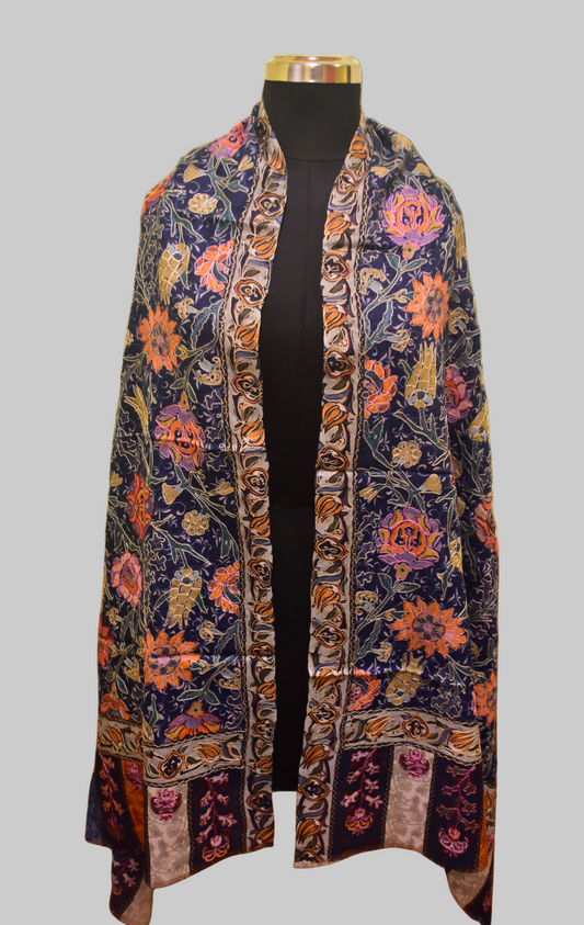 Regal Bleu Exclusive Kalamkari Stole
