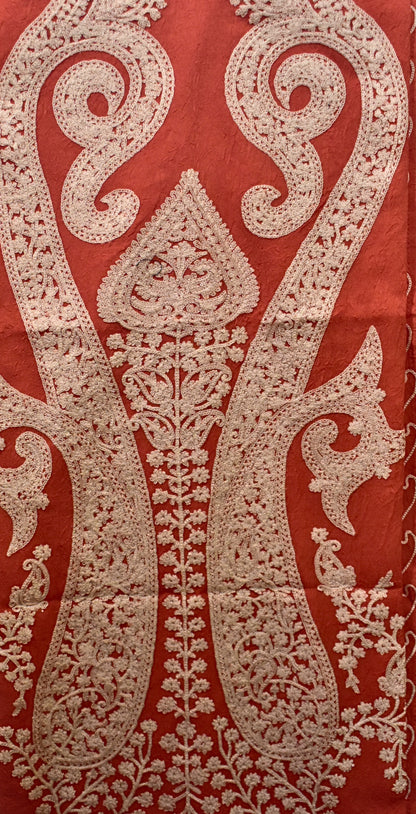 Terracotta Bloom Aari Kaftan