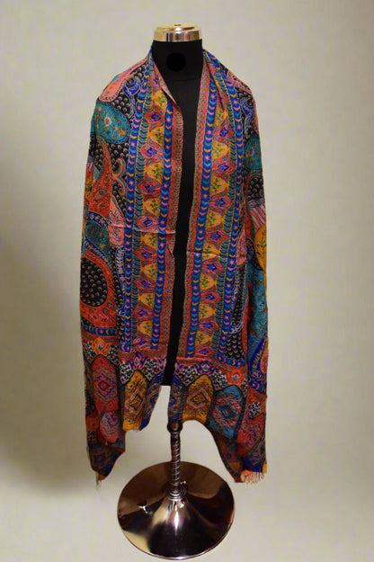 Naqsh-e-Nigar Kalamkari Shawl