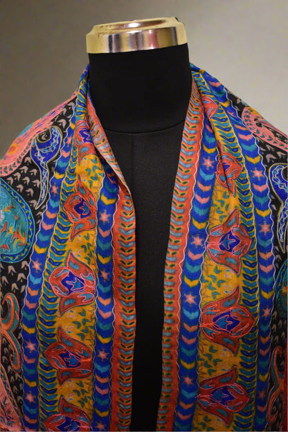Naqsh-e-Nigar Kalamkari Shawl