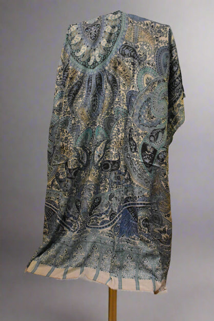 Lunar Veil Kalamkari Shawl