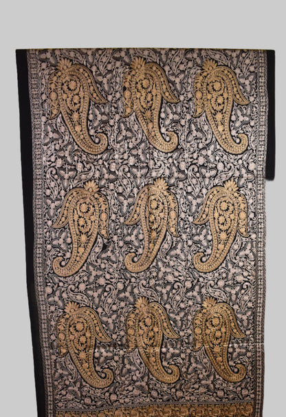 Noir Zari Jacquard Stole