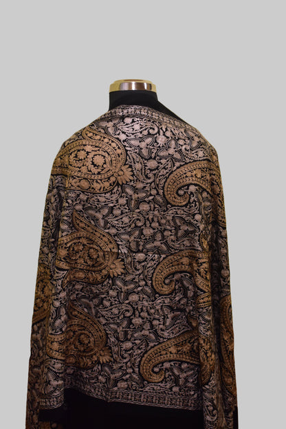 Noir Zari Jacquard Stole