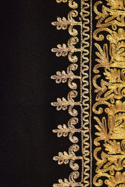 Noir Zari Jacquard Stole