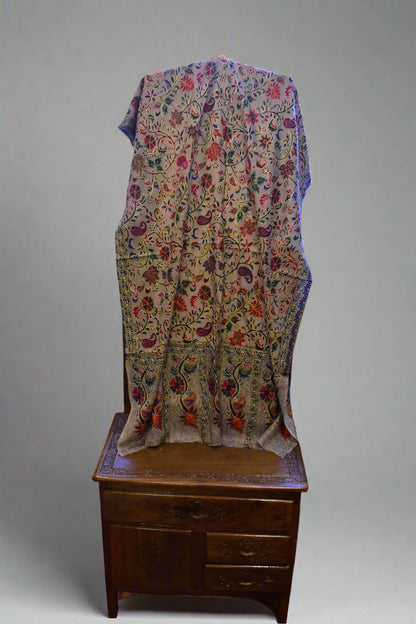 Flora Kalamkari Stole