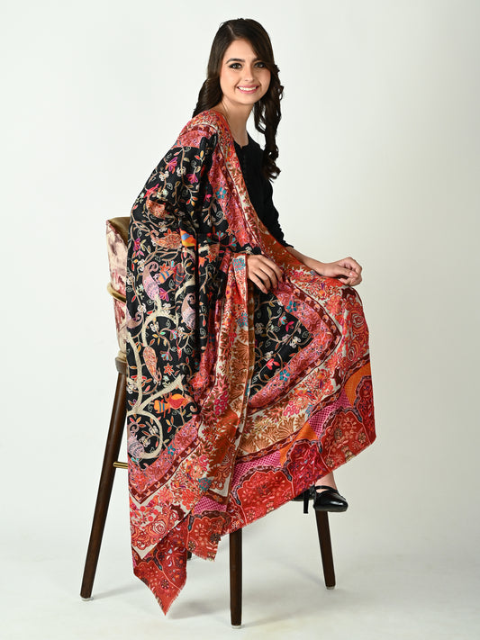Bazm-e-Gul Exclusive Kalamkari Shawl