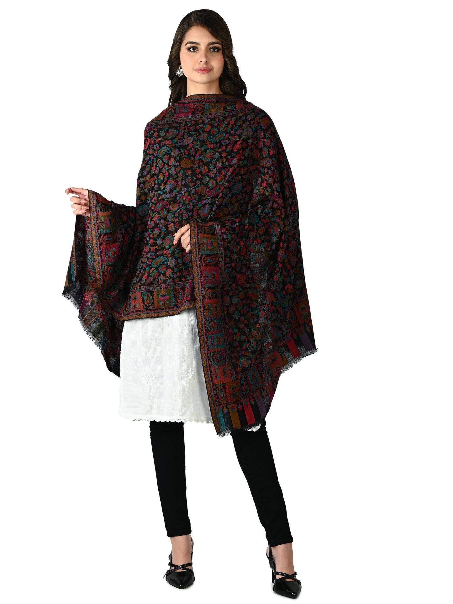 Shab-e-Gul Jamawar Kani Stole