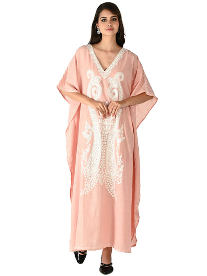 Rosé Mirage Exclusive Aari Kaftan