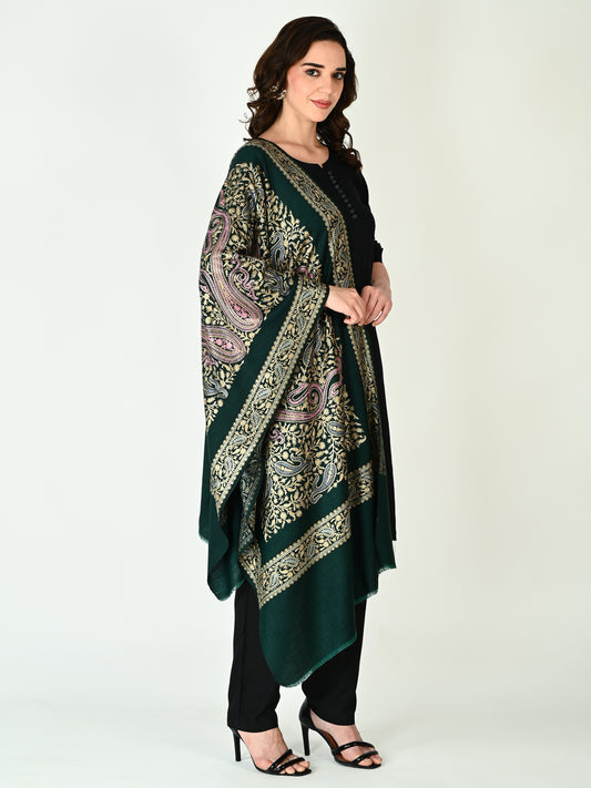 Emerald Luxe Nalki Stole