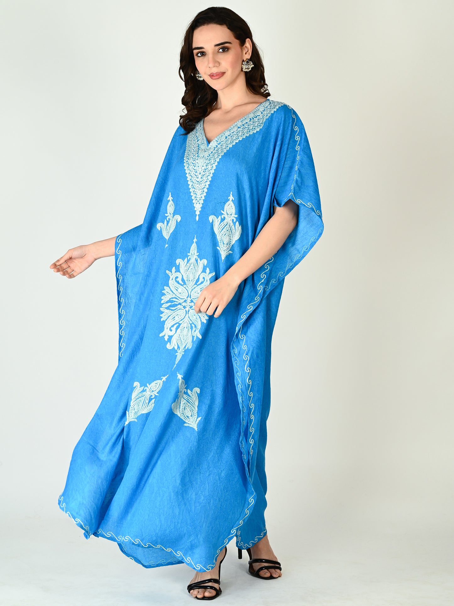Azure Mirage Exclusive Aari Kaftan