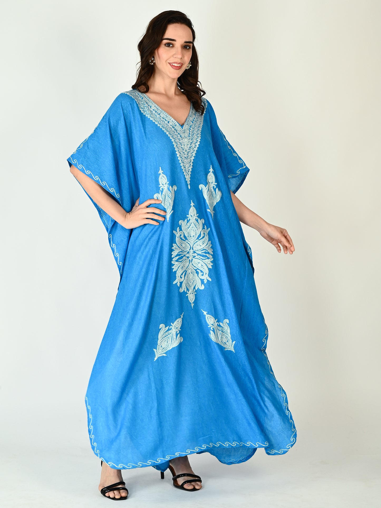 Azure Mirage Exclusive Aari Kaftan