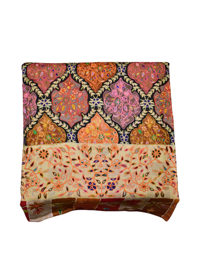 Crimson Chronicle Kalamkari Shawl