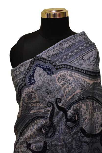 Eclipse Veil Kalamkari Shawl