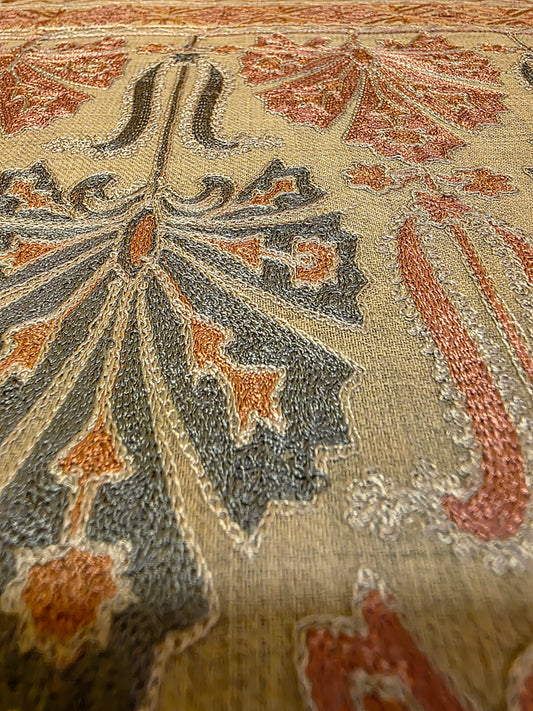 Chinar Stole by PC - Beige